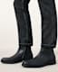 Lang Leather Zip Up Boots