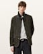 Survey Double Layered Leather Blazer