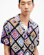 Tunar Crochet Printed Relaxed Fit Shirt