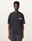 Wavy Oversized Crew Neck T-Shirt