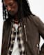 Kemble Suede Bomber Jacket