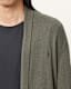 Mode Merino Wool Ramskull Open Cardigan