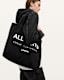 Underground Logo Printed Tote Bag