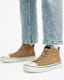 Lewis Lace Up Suede High Top Trainers