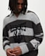 Racer Oversized Striped Polo Jumper