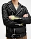 Wick Leather Biker Jacket