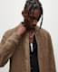 Dains Suede Bomber Jacket