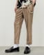 Tiber Cropped Checked Tapered Trousers