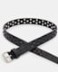 Ashby Covered Studded Leather Belt