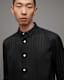 Auriga Jacquard Stripe High Shine Shirt