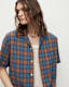 Talaia Camp Collar Checked Relaxed Shirt