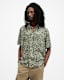 Underground Camouflage Print Logo Shirt