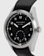 Untitled III Stainless Steel Leather Watch