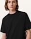 Nero Mock Neck Short Sleeve T-Shirt