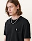 Ellis Waffle Texture Crew Neck Ramskull T-Shirt