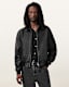 Marco Oversized Leather Bomber Jacket