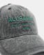 Underground Logo Print Baseball Cap