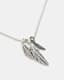 Feather Charm Sterling Silver Necklace