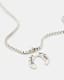 Horseshoe Pendant Box Chain Necklace