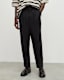 Pace Linen Blend Cropped Slim Trousers