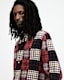 Patchi Patchwork Checked Relaxed Shirt