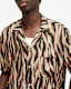 Fired Abstract Print Relaxed Fit Shirt