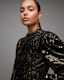 Jemima Star Printed Wrap Over Mini Dress