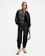 Himari Coated Relaxed Fit Cargo Trousers