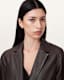 Aire Long Line Leather Coat