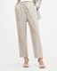 Whitney Linen Blend Straight Leg Trousers