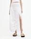 Alex Embroidered Broderie Midi Skirt