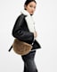 Half Moon Shearling Crossbody Bag