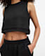Ewelina Crochet Trim Cropped Tank Top