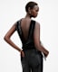 Bellatrix High Neck Velvet Top