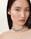 Nya Hexagon Chain Choker Necklace
