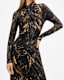 Mina Slim Fit Printed Maxi Dress