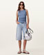 Katarina Boat Neck Slim Fit Tank Top