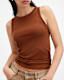 Rina Crew Neck Sleeveless Tank Top