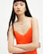 Bryony Slim Fit V-Neck Midi Slip Dress
