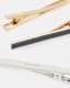 Verona Multi Tonal Leather Hair Clip Set