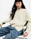 Lock Crew Neck Asymmetric Jumper