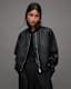 Orten Leather Bomber Jacket