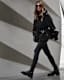 Cora Leather Look High-Rise Leggings