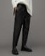 Jen Mid-Rise Leather Jogger Trousers
