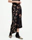 Luisa Tanana Floral Print Midi Skirt