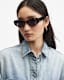 Calypso Bevelled Cat Eye Sunglasses