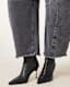 Natasha Pointed Zip Up Leather Boots
