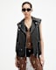 Billie Embellished Leather Gilet