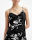 Erica Iona Jacquard V-Neck Mini Dress
