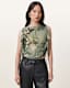 Bettie Floral Print Adjustable Drawcord Top